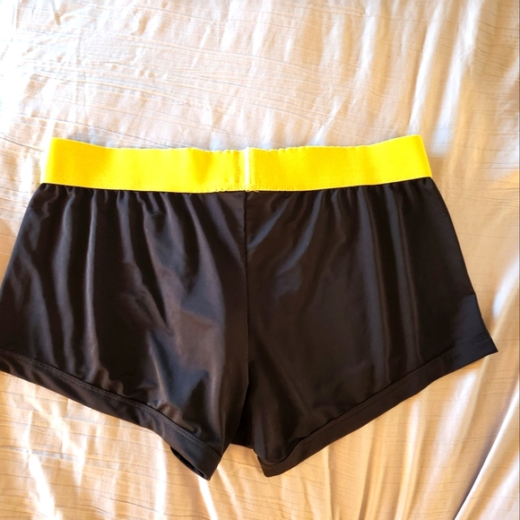 Men's Underwear Boxer Briefs Size XL Papi Black Yellow Band - Picture 2 of 6